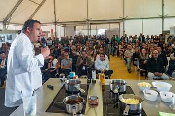 Las demostraciones culinarias formaron parte de la segunda jornada de la Feria Gran Canaria Me Gusta (Foto TA)